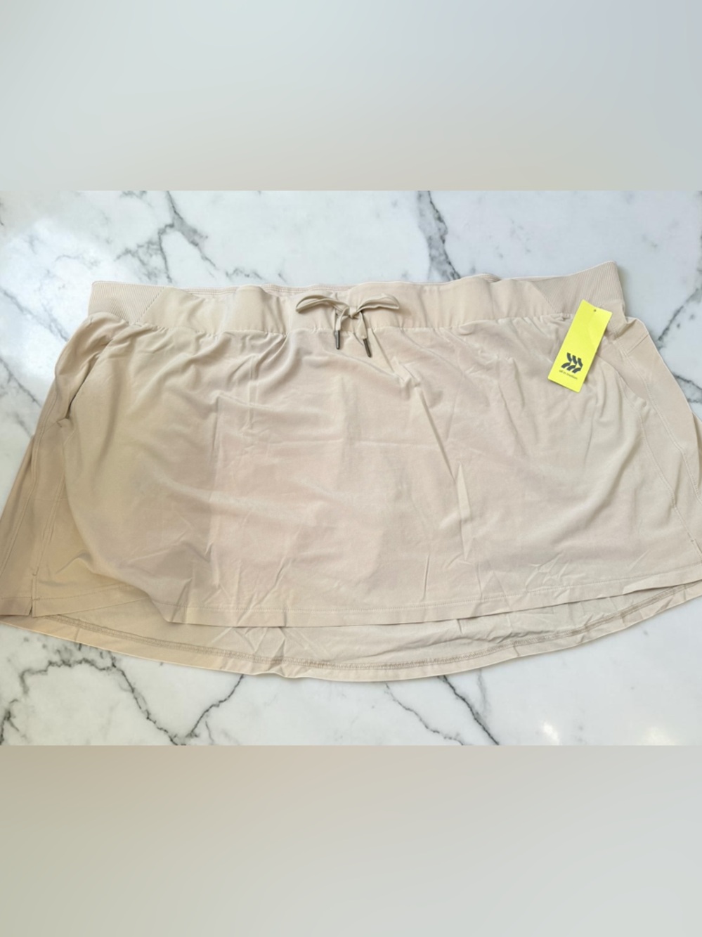 All in Motion Beige Drawstring Active Skirt